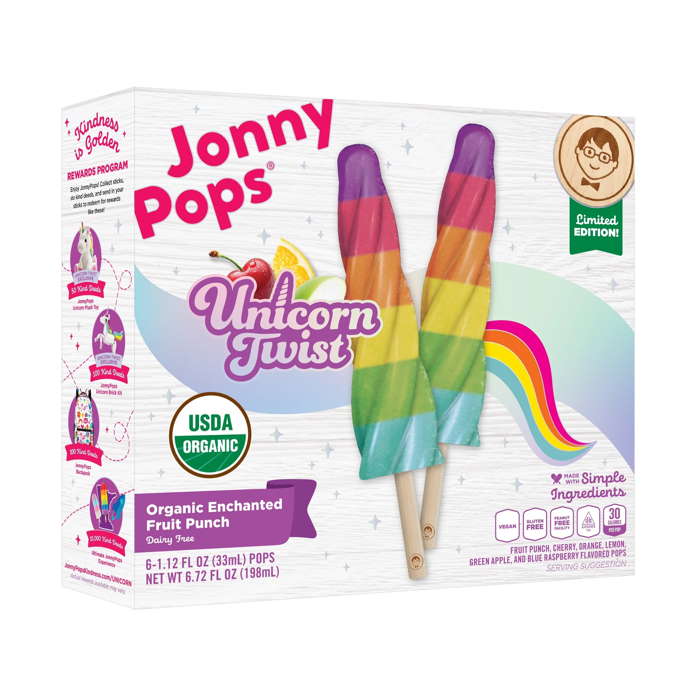 Organic Unicorn Twist | JonnyPops©